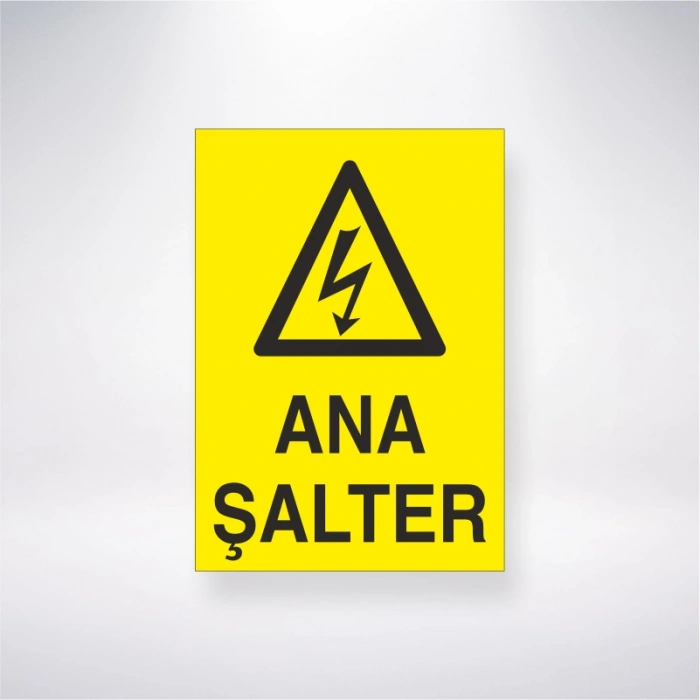 Ana Şalter Sticker 20X28 Cm