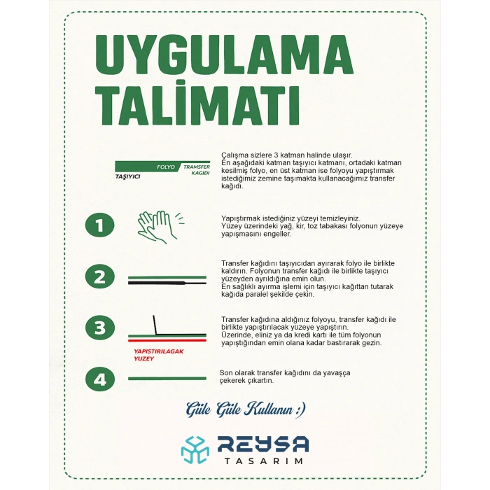 arabada Bebek Var Sticker 17x17 Cm Beyaz