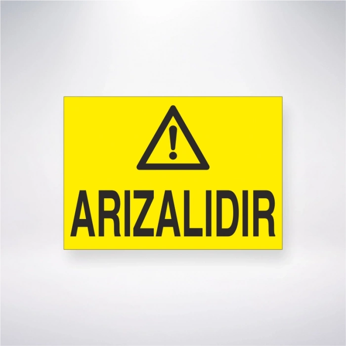 Arızalıdır Sticker 20X28 Cm