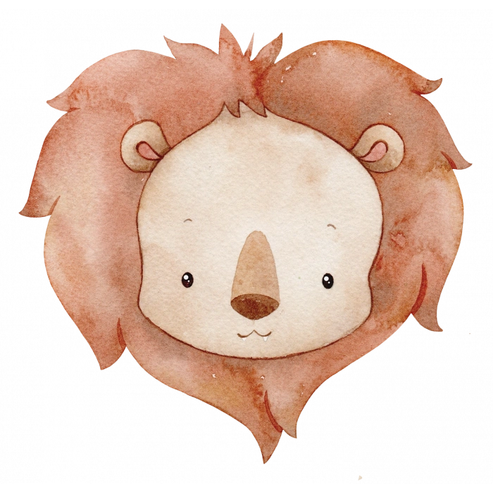 Aslan Kafası Duvar Stickerı