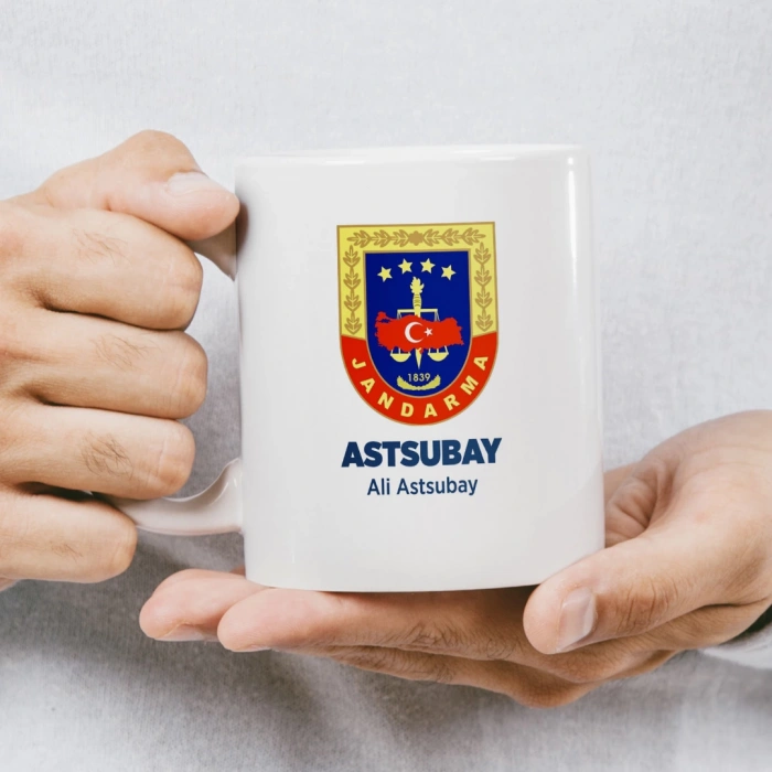 Astsubay İsme Özel Kupa