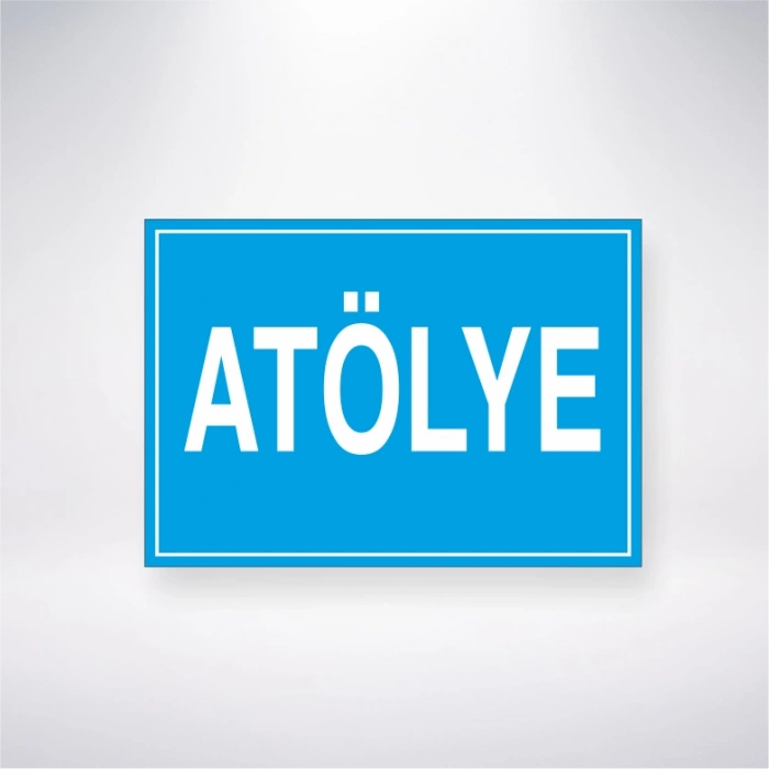 Atölye Sticker 20X28 Cm