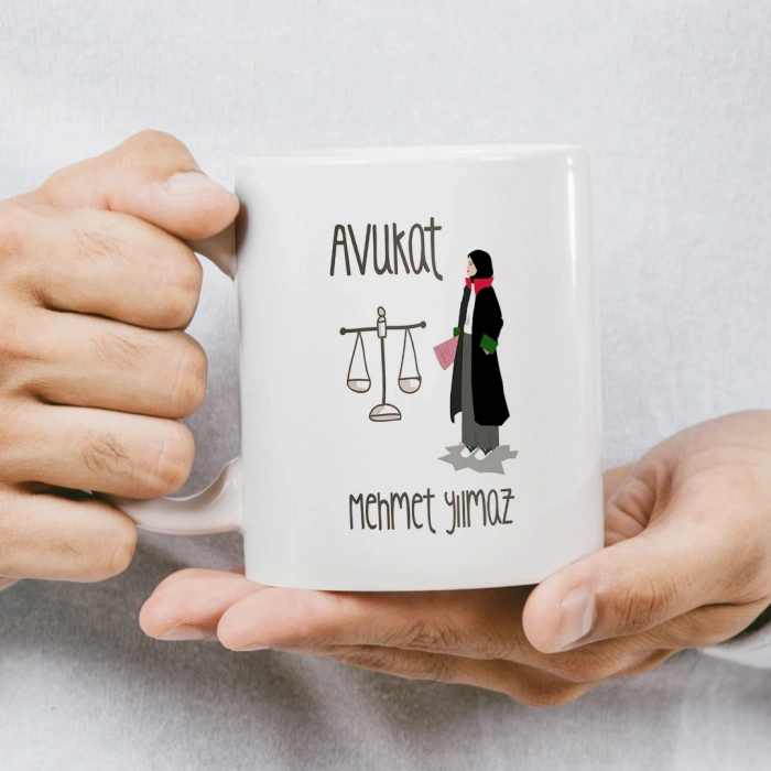Avukat İsme Özel Kupa