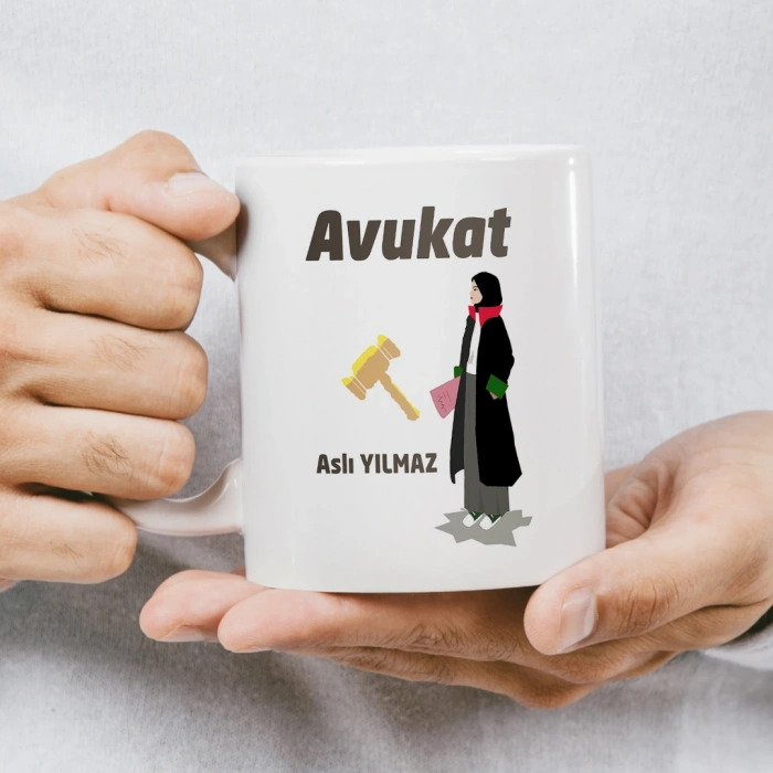 Avukat İsme Özel Kupa