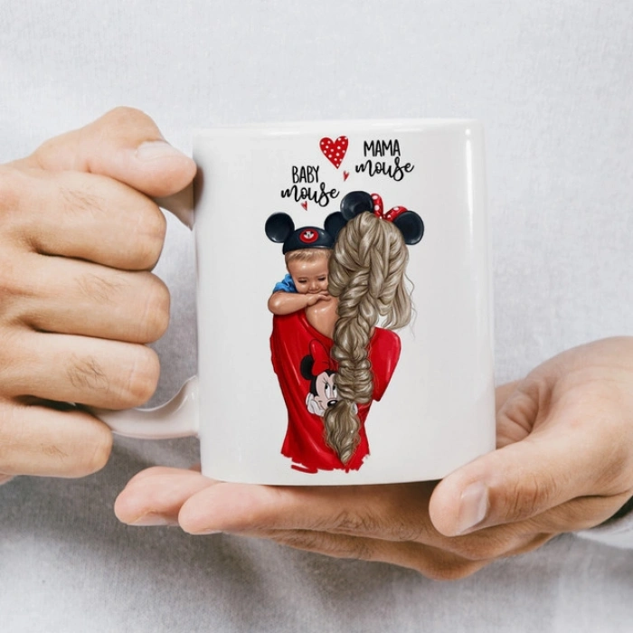 Baby & Mom Kupa Baskı