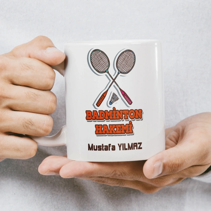 Badminton Hakemi İsme Özel Kupa