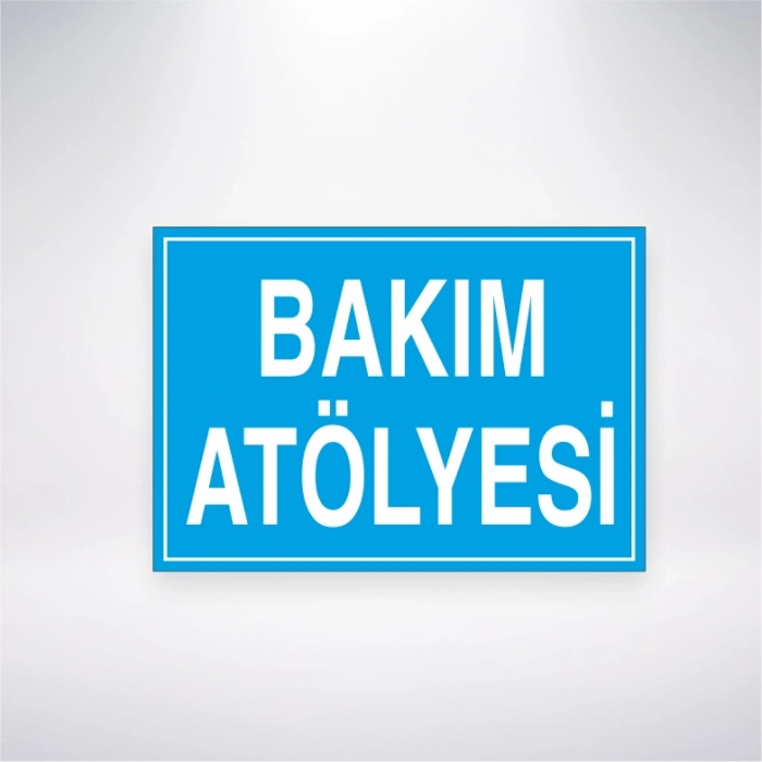 Bakım Atölyesi Sticker 20X28 Cm
