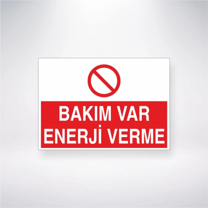 Bakım Var Enerji Verme Sticker 20X28 Cm