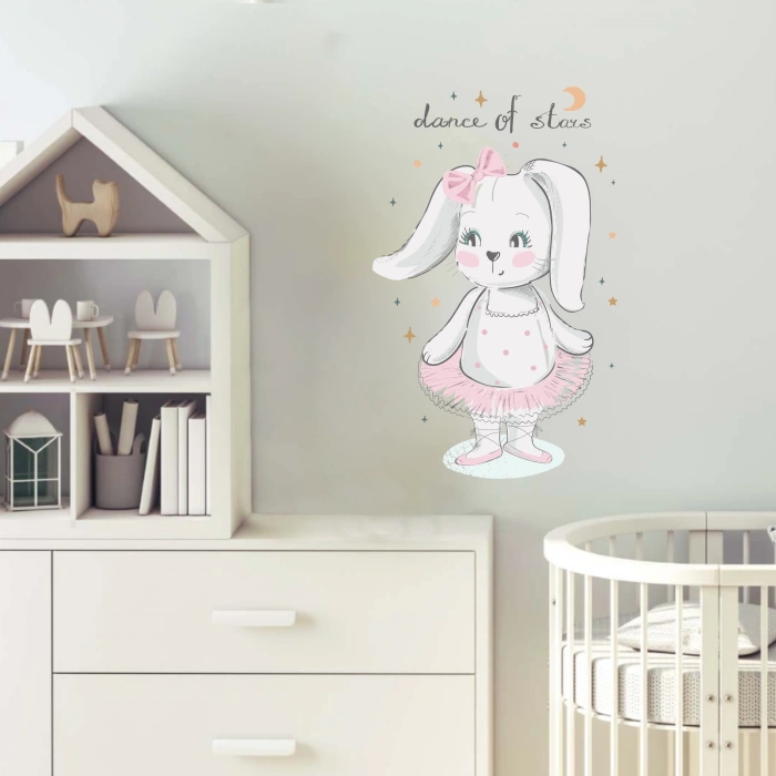 Balerin Tavşan Sticker