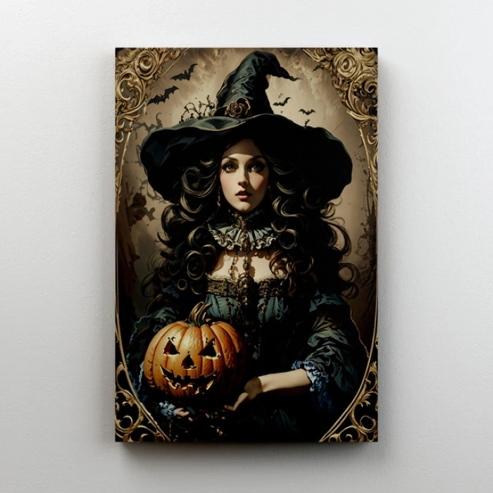 Balkabağı Taşıyan Cadı