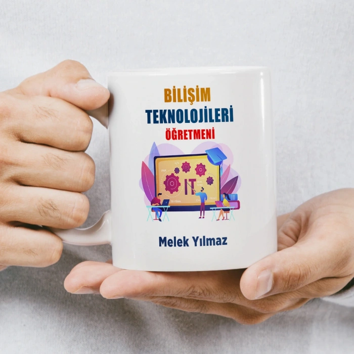 Bilişim Teknolojileri Öğretmeni İsme Özel Kupa
