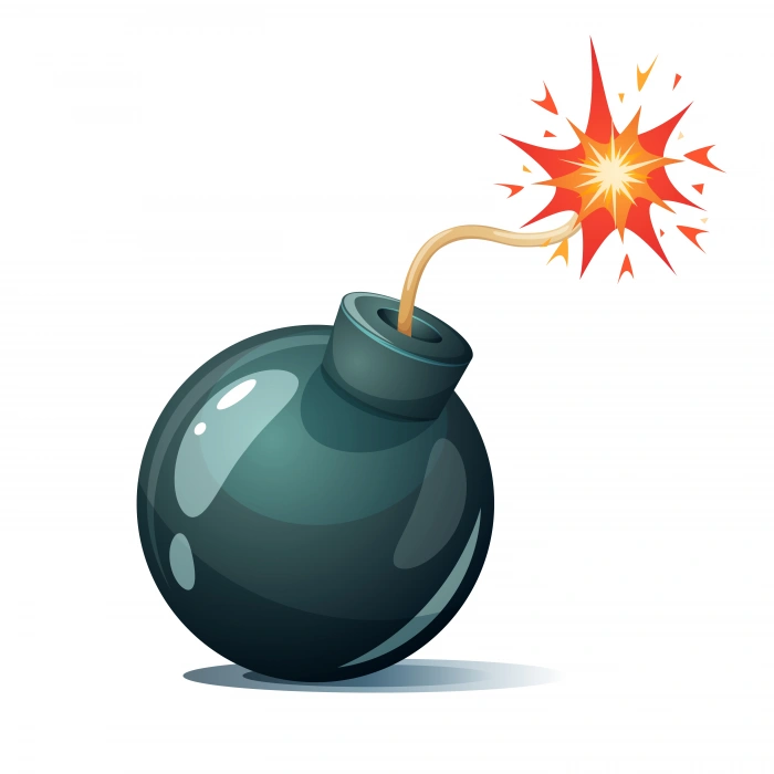 Bomba Duvar Stickerı