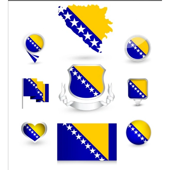 Bosna Hersek Sticker Set
