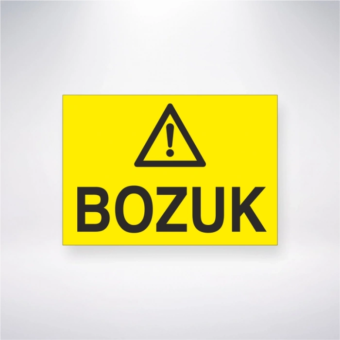 Bozuk Sticker 20X28 Cm