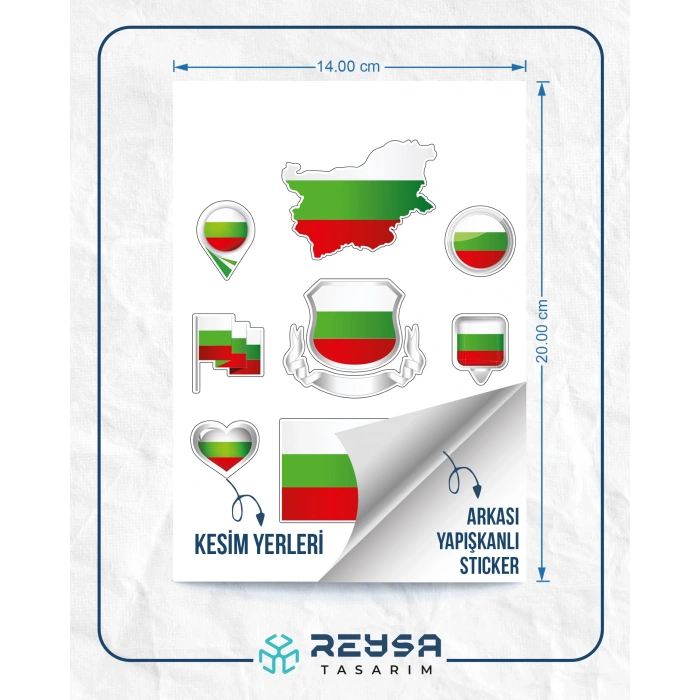 Bulgaristan Sticker Set