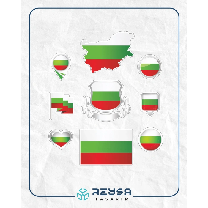 Bulgaristan Sticker Set