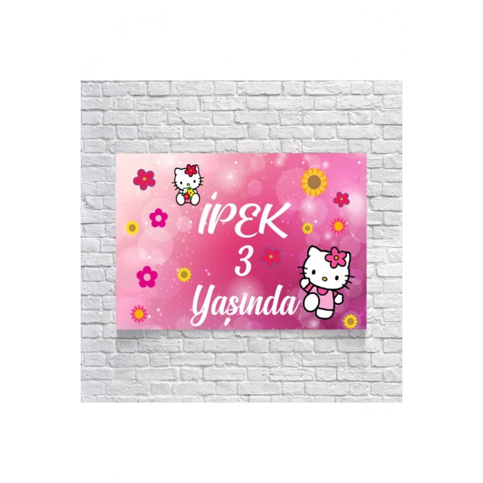 CATS TEMALI DOĞUM GÜNÜ AFİŞİ 50X70 cm