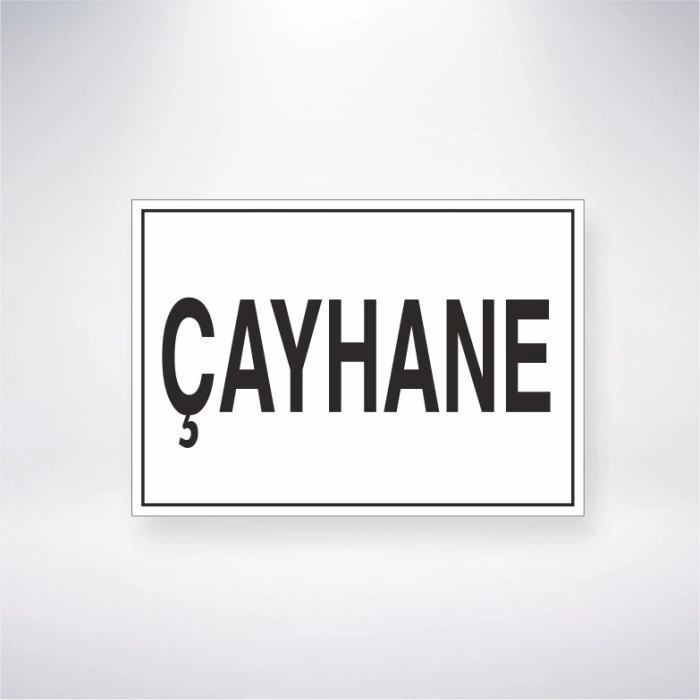 Çayhane Sticker 20X28 Cm