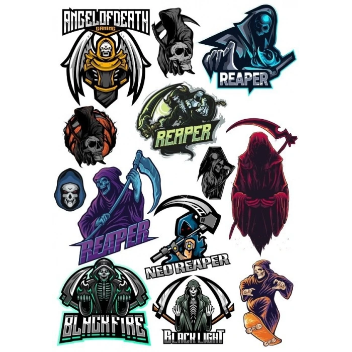 Cellat Sticker Set-3 13 Parça Telefon, Tablet, Defter, Laptop Sticker