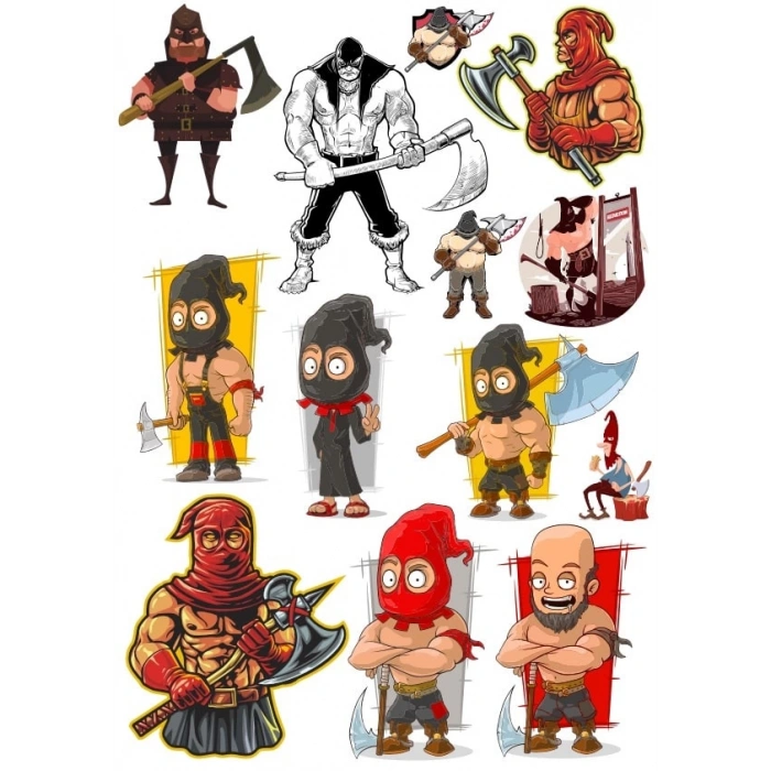 Cellat Sticker Set 5 12 Parça Telefon, Tablet, Defter, Laptop Sticker