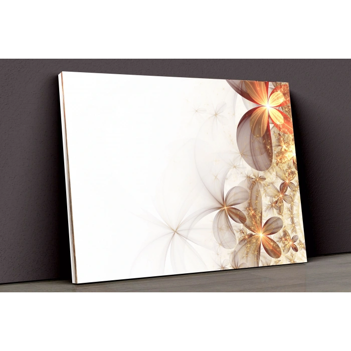 Çiçek Desenli Kanvas