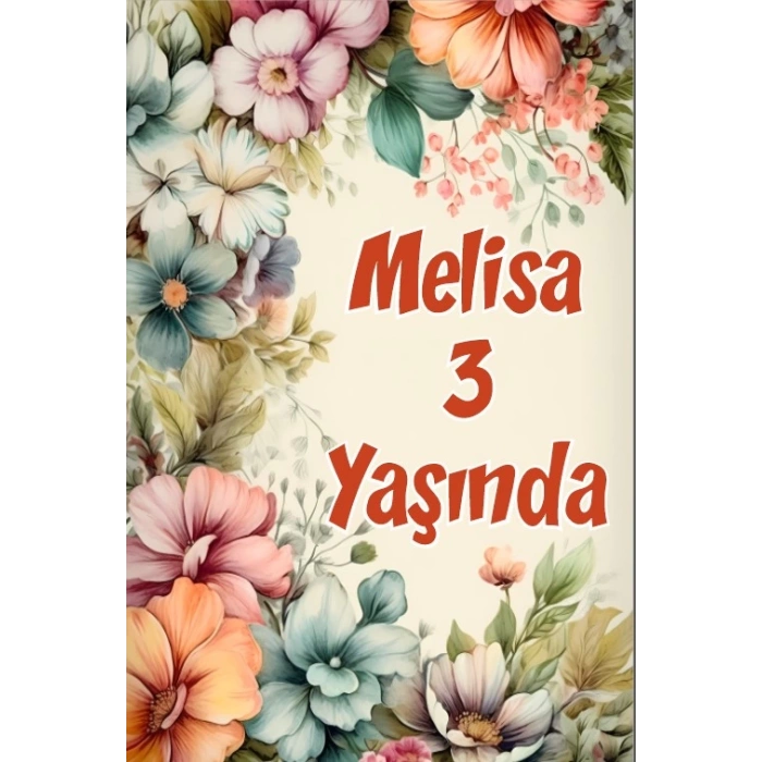 Çiçekler Temalı Doğum Günü Afişi -13 70X100 cm