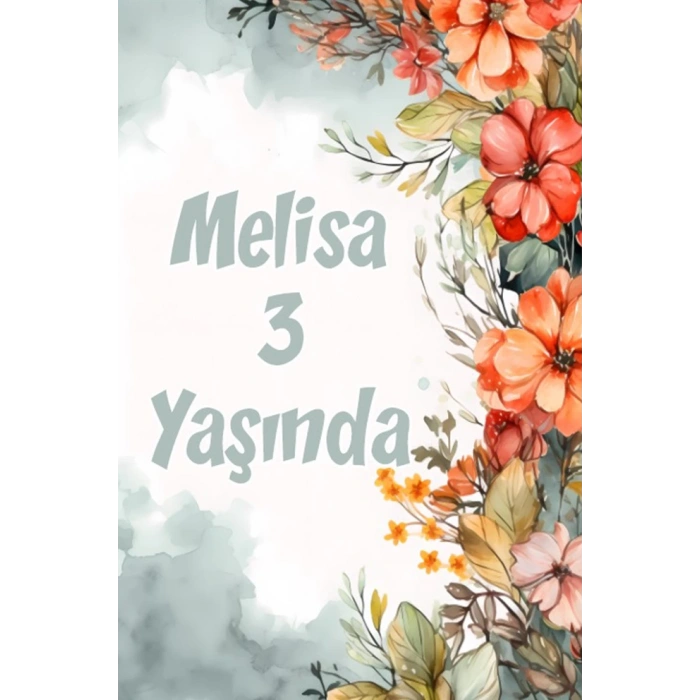 Çiçekler Temalı Doğum Günü Afişi -14 70X100 cm