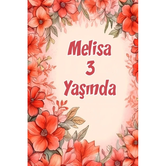 Çiçekler Temalı Doğum Günü Afişi -22 50X70 cm