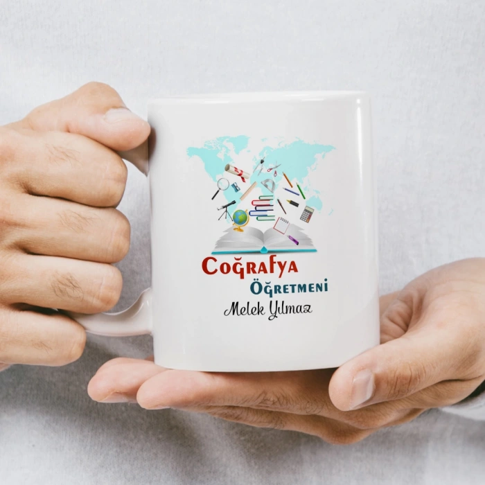 Coğrafya Öğretmeni İsme Özel Kupa