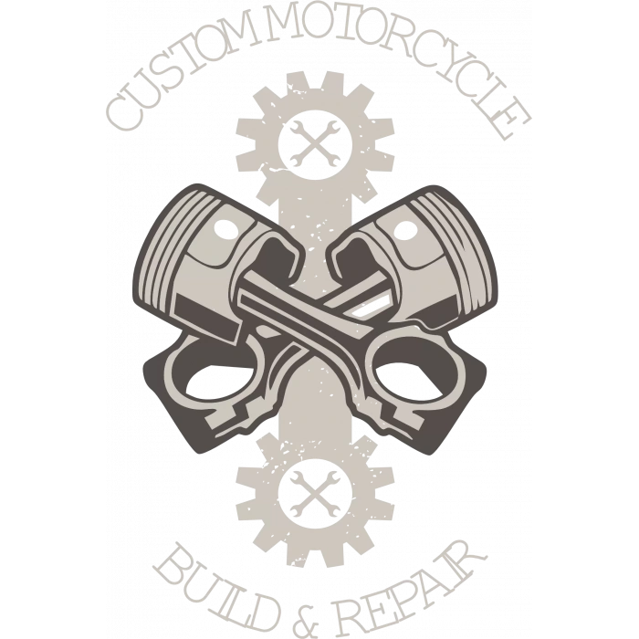 Custom Motorcycle Sticker 10x10 cmRenkli Sticker