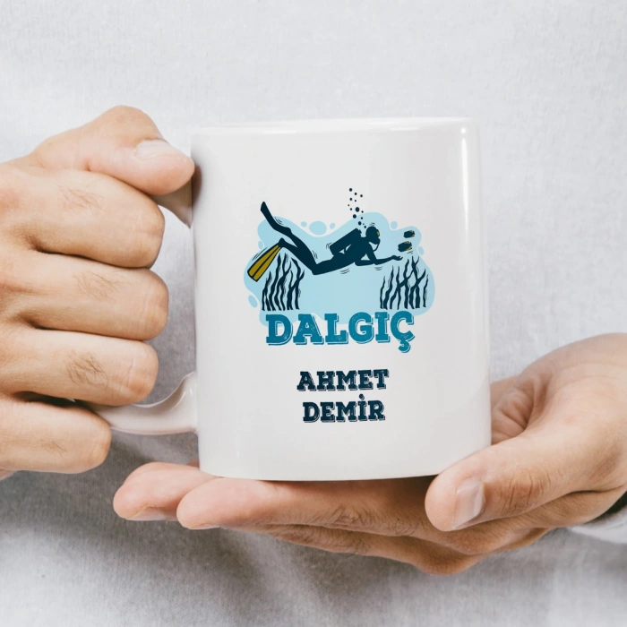 Dalgıç İsme Özel Kupa