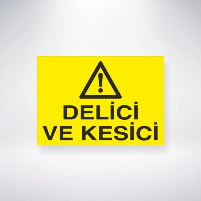 Delici ve Kesici Sticker 20X28 Cm