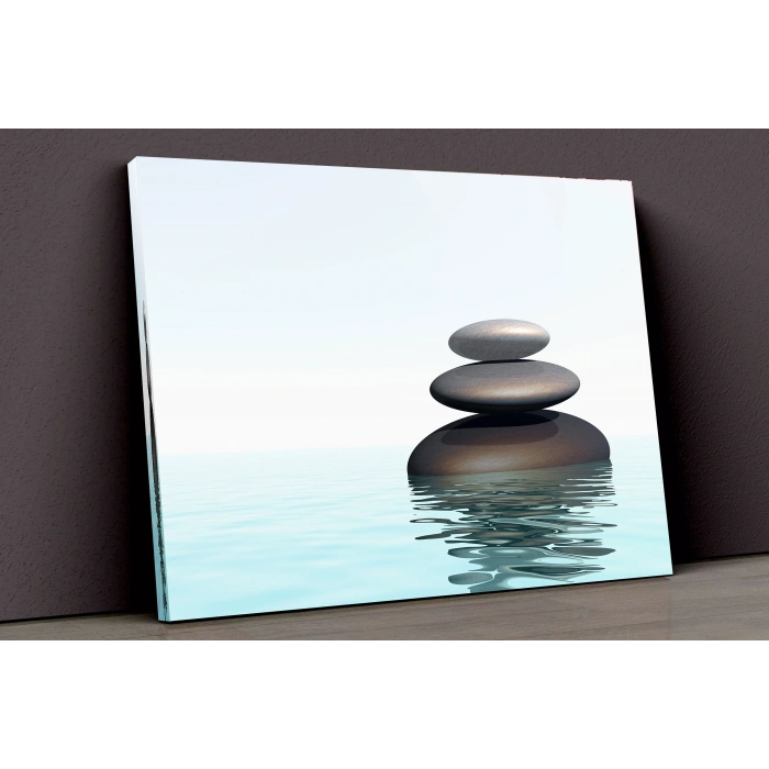 Deniz Ve Taşlar Kanvas