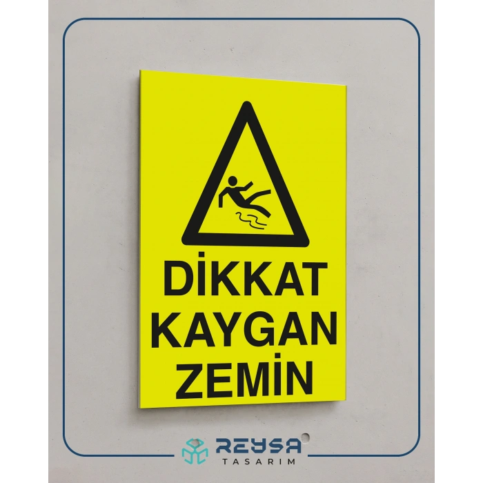 Dikkat Kaygan Zemin Sticker 20X28 Cm