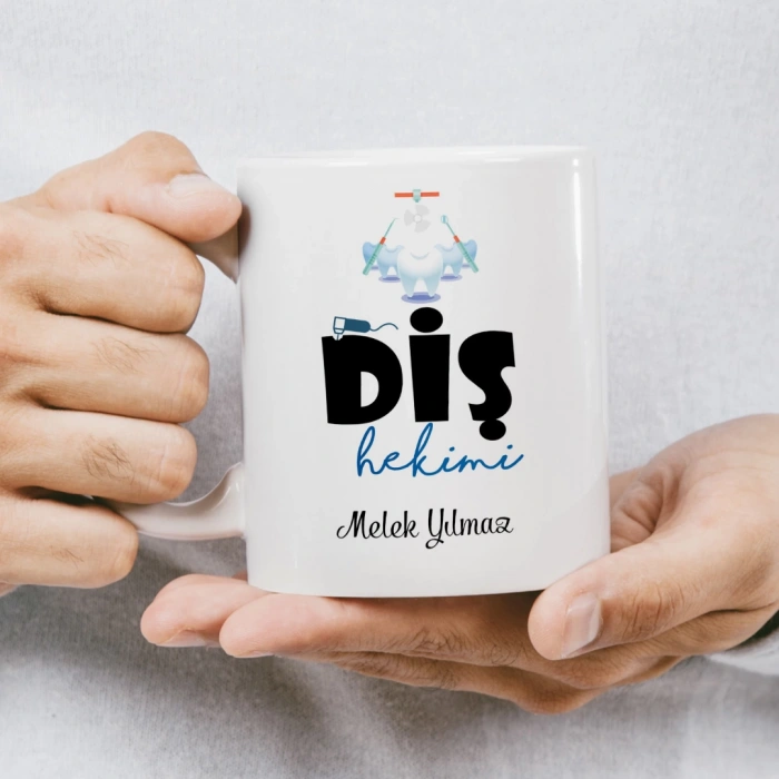 Diş Hekimi İsme Özel Kupa