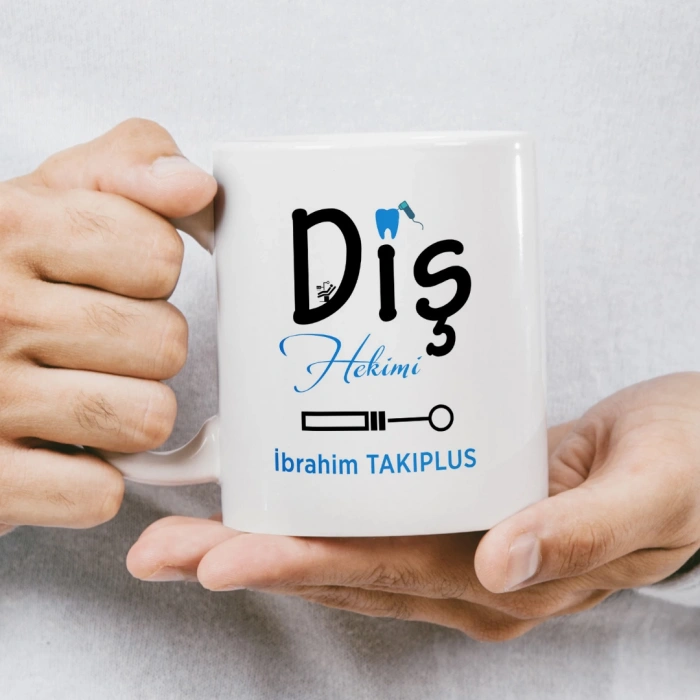 Diş Hekimi İsme Özel Kupa