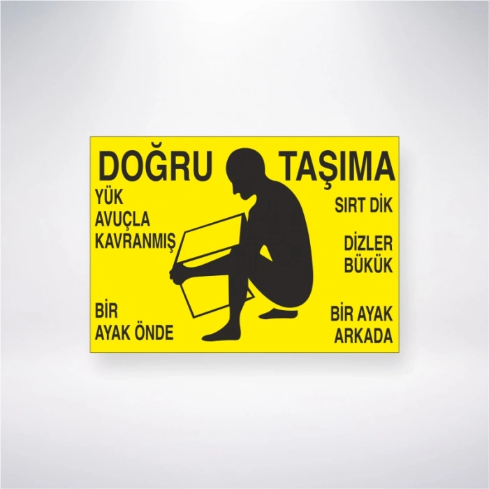 Doğru Taşıma Sticker 20X28 Cm