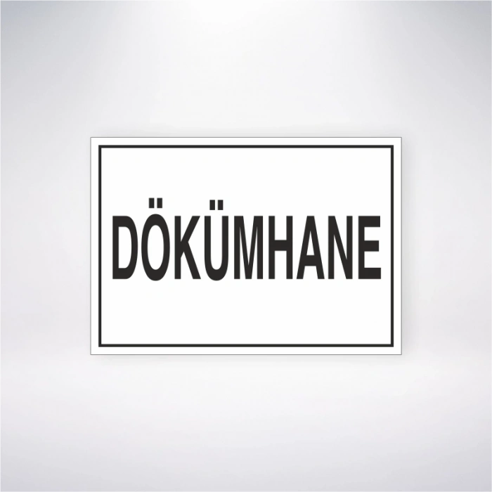 Dökümhane Sticker 20X28 Cm