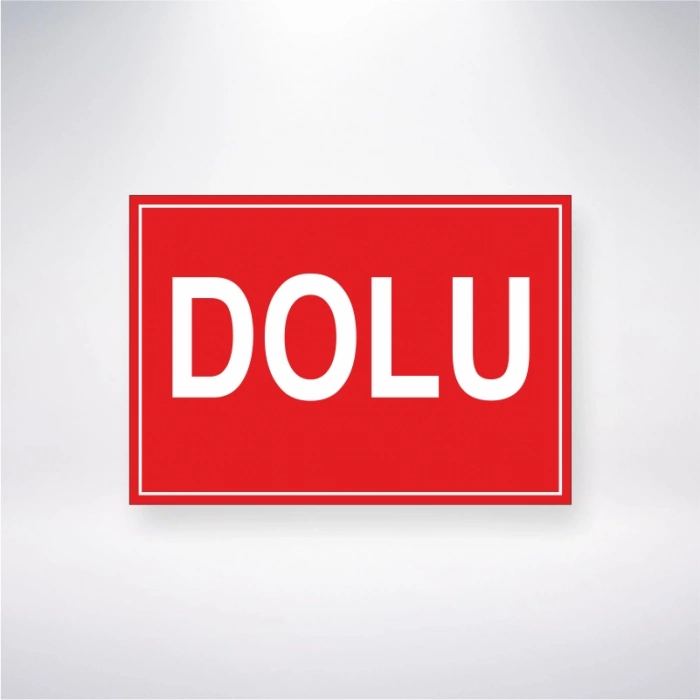 Dolu Sticker 20X28 Cm