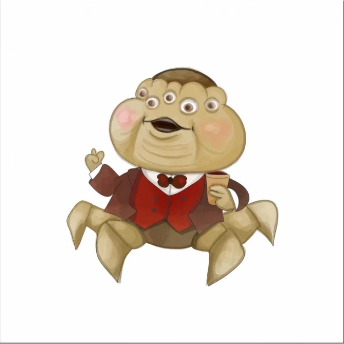 Dört Kollu Canavar Terri & Terry Stickerı