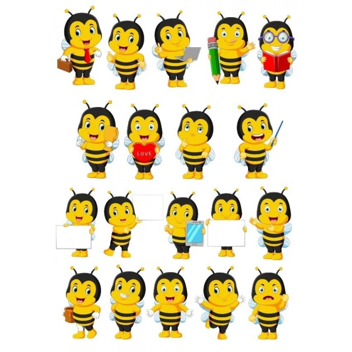 Dragon Ejderha Sticker Set-4 14 Parça Telefon, Tablet, Defter, Laptop Sticker