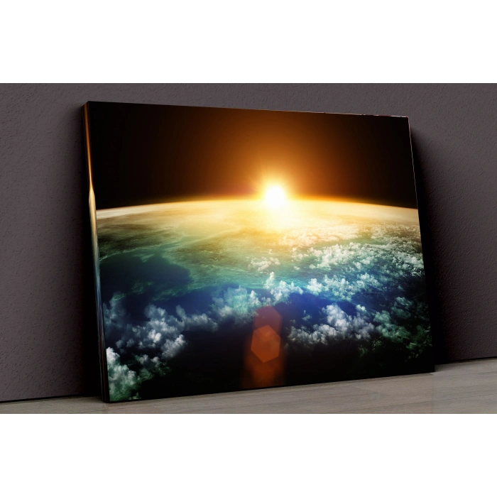 Dünya Ve Güneş Kanvas