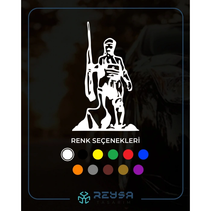 Efe Araba Stickeri 17x17 Cm Beyaz