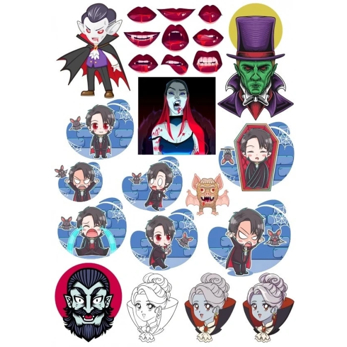 Ejderha Sticker Set 3 16 Parça Telefon, Tablet, Defter, Laptop Sticker