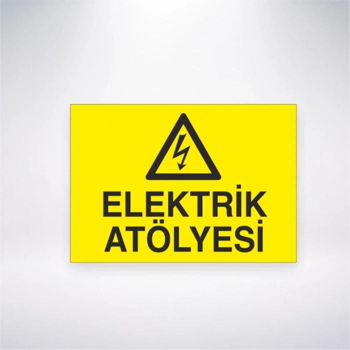 Elektrik Atölyesi Sticker 20X28 Cm