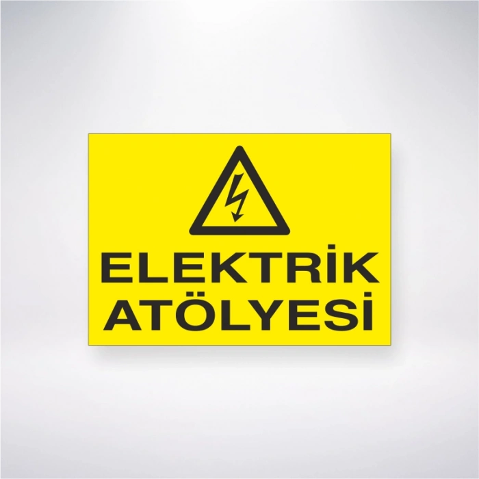 Elektrik Atölyesi Sticker 20X28 Cm