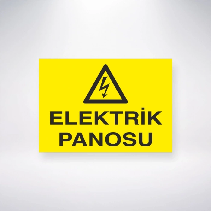 Elektrik Panosu Sticker 20X28 Cm