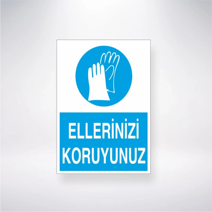 Ellerinizi Koruyunuz Sticker 20X28 Cm
