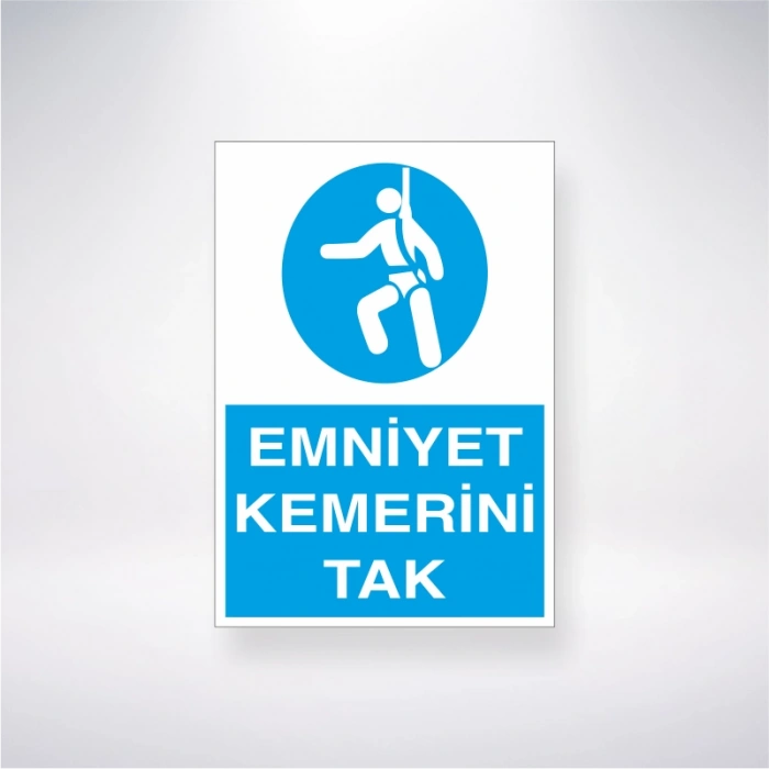 Emniyet Kemerini Tak Sticker 20X28 Cm