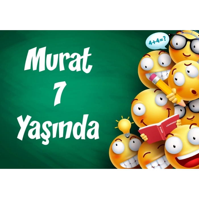 Emojiler Doğum Günü Afişi 35X50 cm